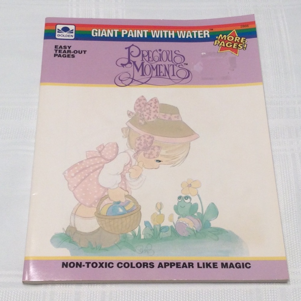 Precious Moments Giant Paint With Water Book
